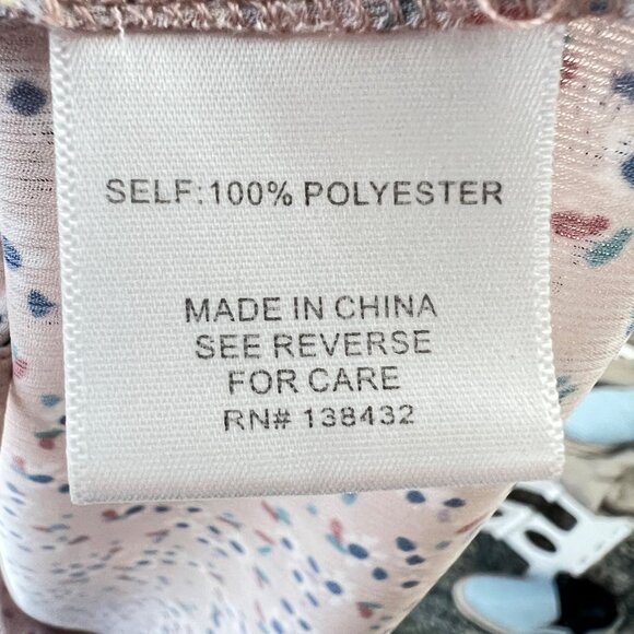 Modcloth Sweet and Smart sleeveless floral heart blouse blush pink Size XS - Picture 10 of 13